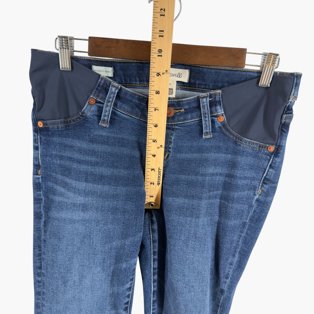 Madewell Maternity Side Panel Skinny Jeans in Wendover Wash Size 28 - Picture 7 of 9